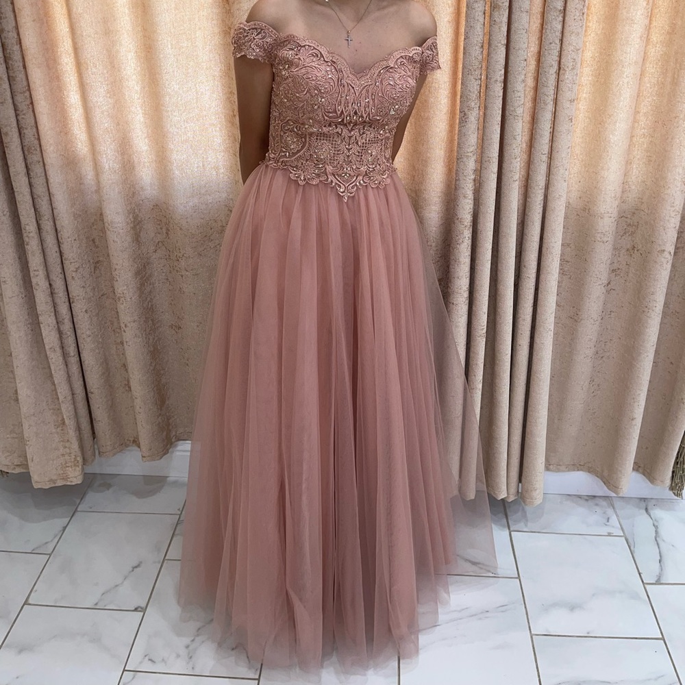 Rose Gold Bridesmaid Dress